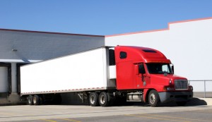 Tractor Trailer at Loading Dock